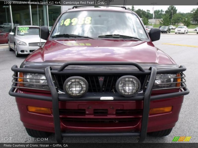 Cambridge Red Pearl / Gray 1999 Mitsubishi Montero Sport XLS 4x4