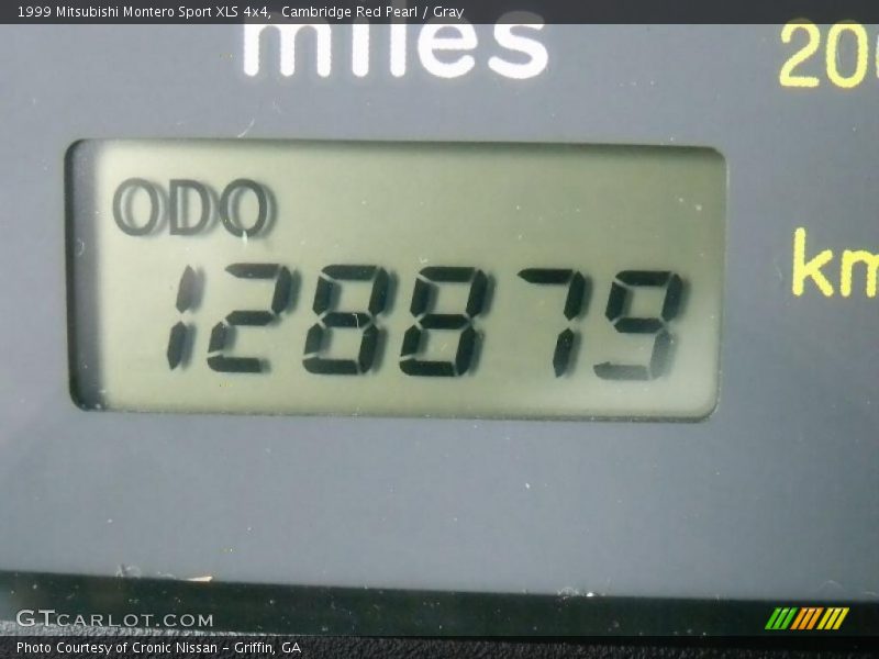Cambridge Red Pearl / Gray 1999 Mitsubishi Montero Sport XLS 4x4