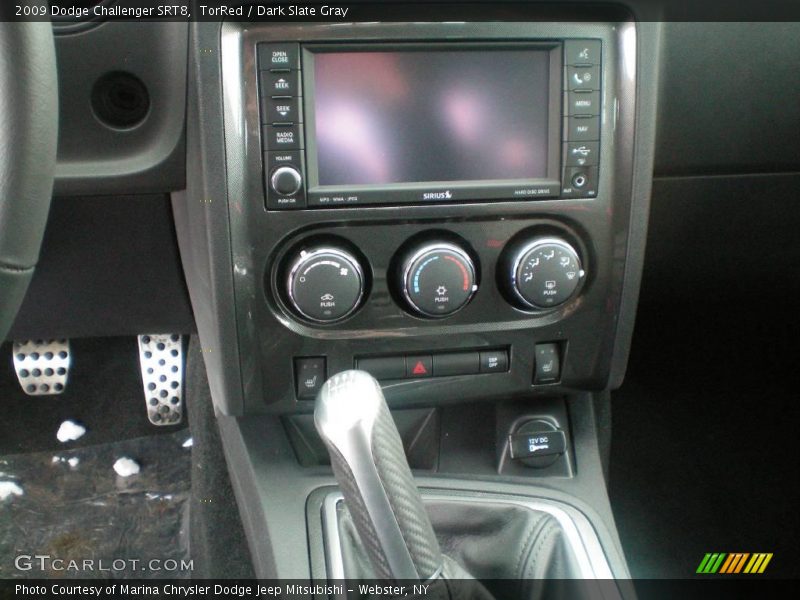 TorRed / Dark Slate Gray 2009 Dodge Challenger SRT8