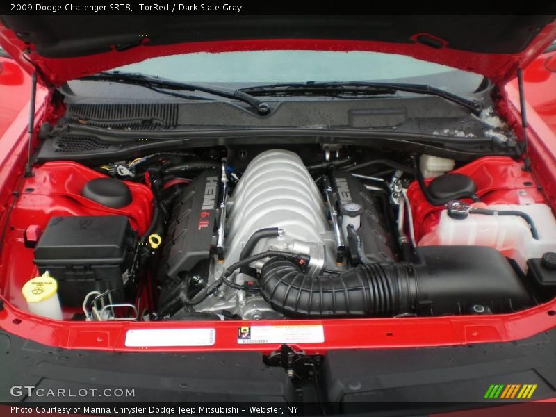 TorRed / Dark Slate Gray 2009 Dodge Challenger SRT8