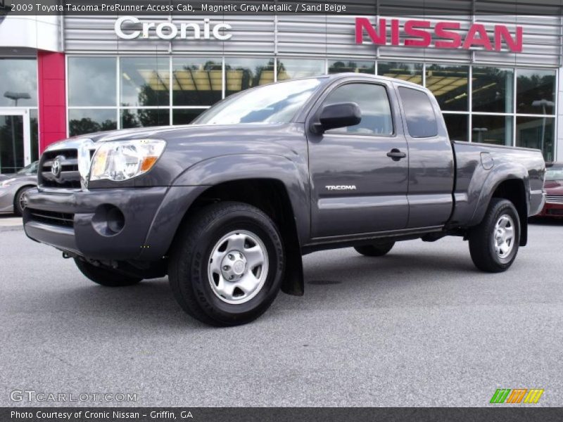 Magnetic Gray Metallic / Sand Beige 2009 Toyota Tacoma PreRunner Access Cab