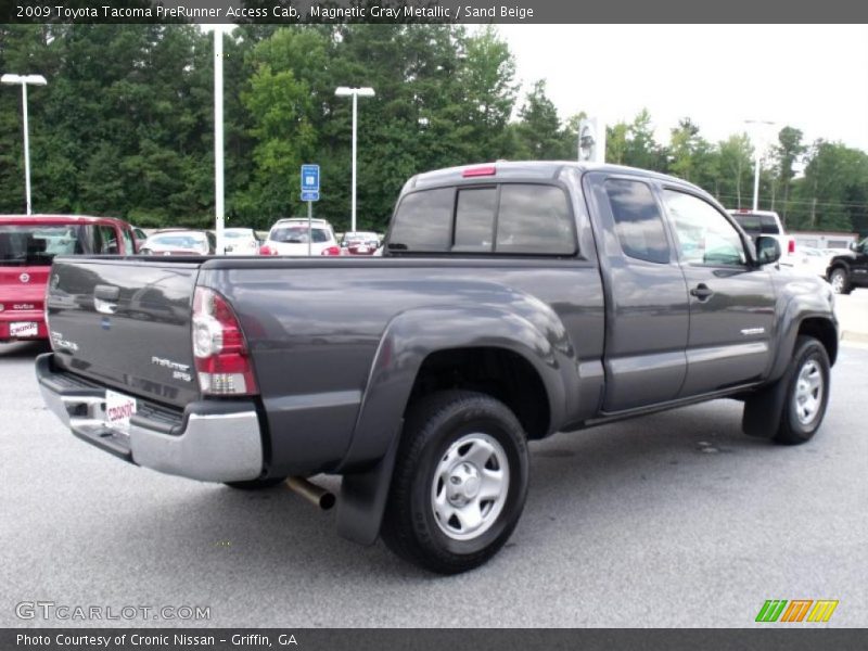 Magnetic Gray Metallic / Sand Beige 2009 Toyota Tacoma PreRunner Access Cab