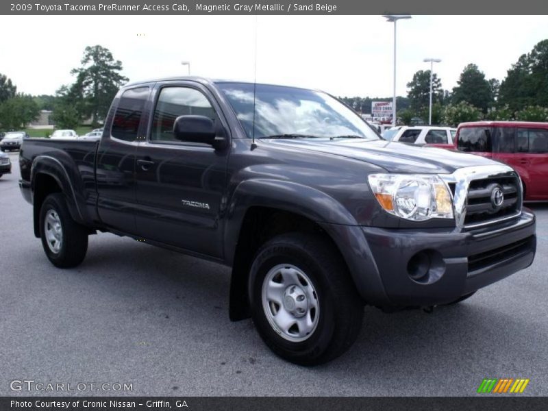 Magnetic Gray Metallic / Sand Beige 2009 Toyota Tacoma PreRunner Access Cab