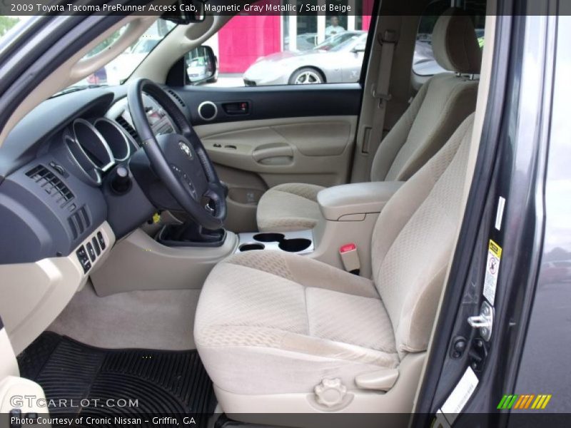 Magnetic Gray Metallic / Sand Beige 2009 Toyota Tacoma PreRunner Access Cab