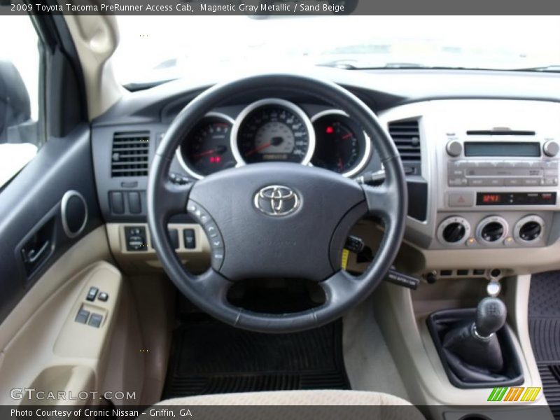 Magnetic Gray Metallic / Sand Beige 2009 Toyota Tacoma PreRunner Access Cab