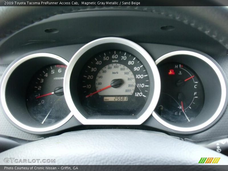 Magnetic Gray Metallic / Sand Beige 2009 Toyota Tacoma PreRunner Access Cab