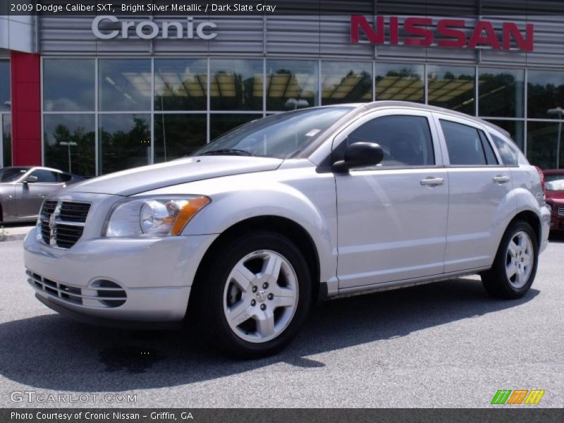 Bright Silver Metallic / Dark Slate Gray 2009 Dodge Caliber SXT