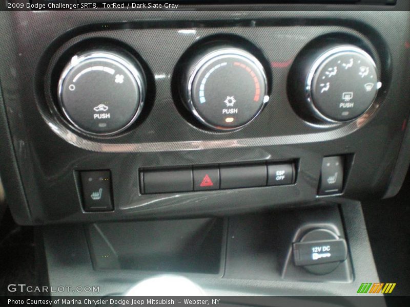 TorRed / Dark Slate Gray 2009 Dodge Challenger SRT8