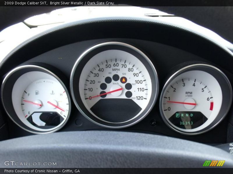 Bright Silver Metallic / Dark Slate Gray 2009 Dodge Caliber SXT