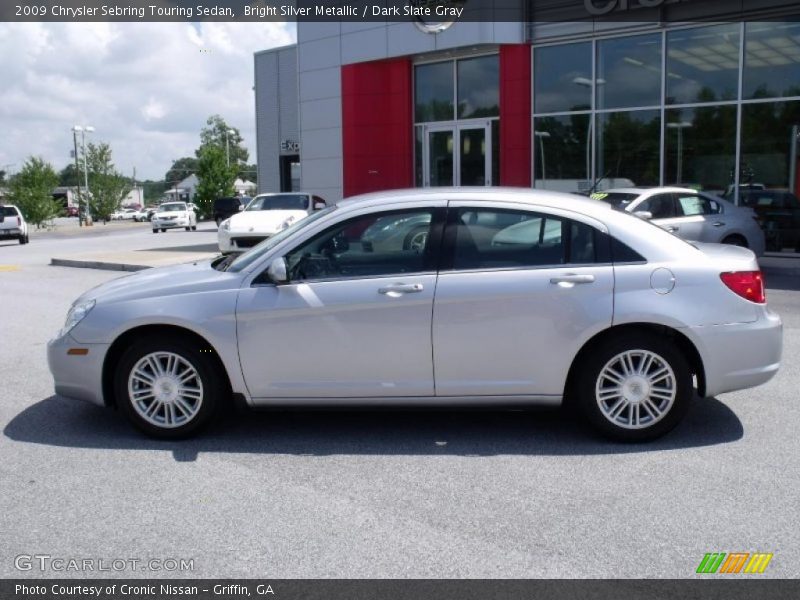 Bright Silver Metallic / Dark Slate Gray 2009 Chrysler Sebring Touring Sedan