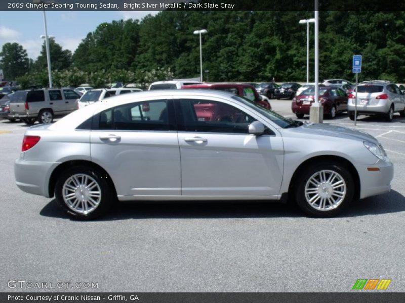 Bright Silver Metallic / Dark Slate Gray 2009 Chrysler Sebring Touring Sedan