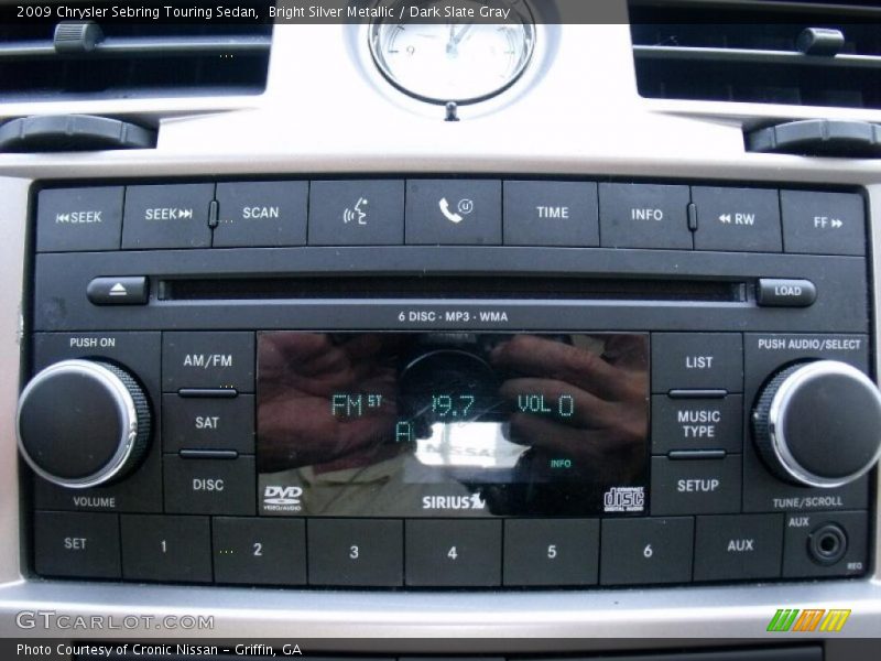 Bright Silver Metallic / Dark Slate Gray 2009 Chrysler Sebring Touring Sedan