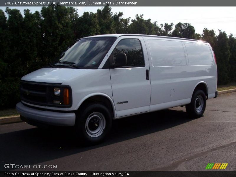 Summit White / Dark Pewter 2002 Chevrolet Express 3500 Commercial Van