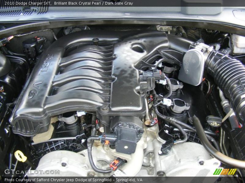 Brilliant Black Crystal Pearl / Dark Slate Gray 2010 Dodge Charger SXT