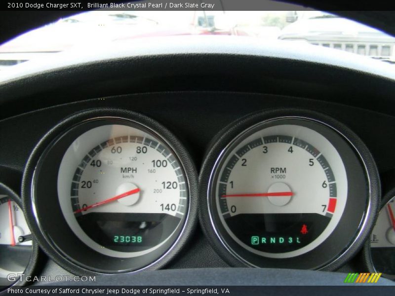 Brilliant Black Crystal Pearl / Dark Slate Gray 2010 Dodge Charger SXT