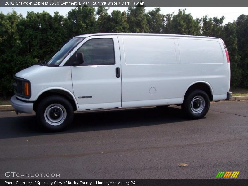 Summit White / Dark Pewter 2002 Chevrolet Express 3500 Commercial Van
