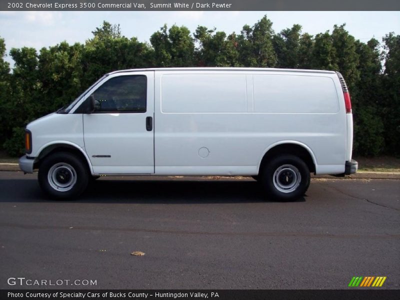 Summit White / Dark Pewter 2002 Chevrolet Express 3500 Commercial Van