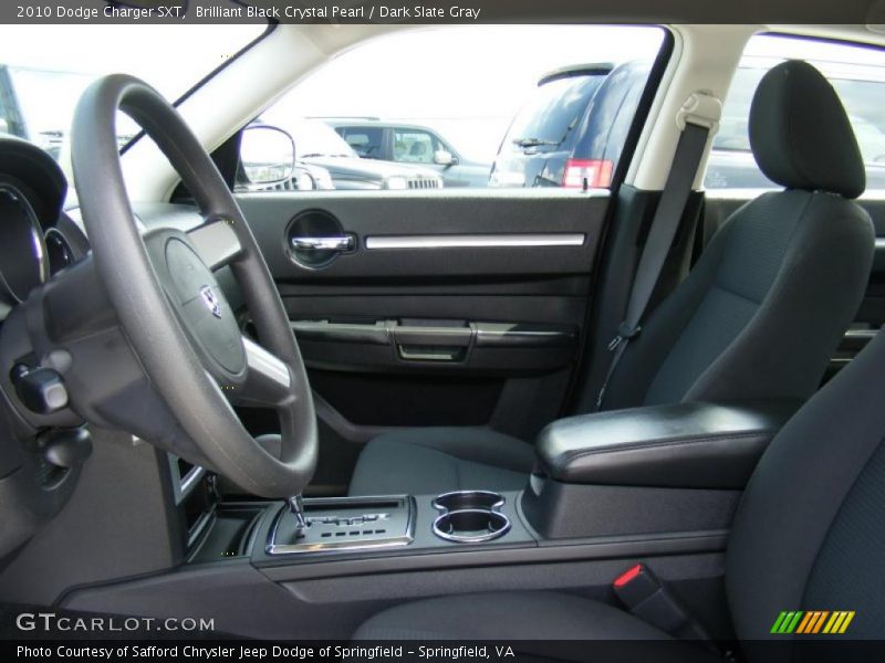 Brilliant Black Crystal Pearl / Dark Slate Gray 2010 Dodge Charger SXT