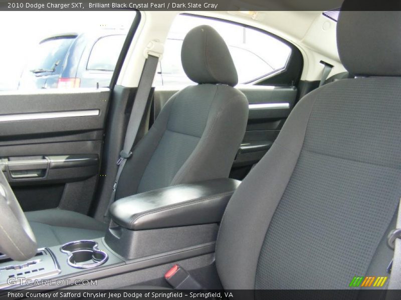 Brilliant Black Crystal Pearl / Dark Slate Gray 2010 Dodge Charger SXT