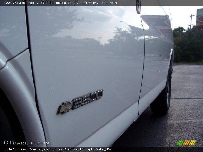 Summit White / Dark Pewter 2002 Chevrolet Express 3500 Commercial Van