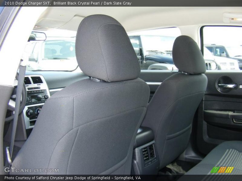 Brilliant Black Crystal Pearl / Dark Slate Gray 2010 Dodge Charger SXT