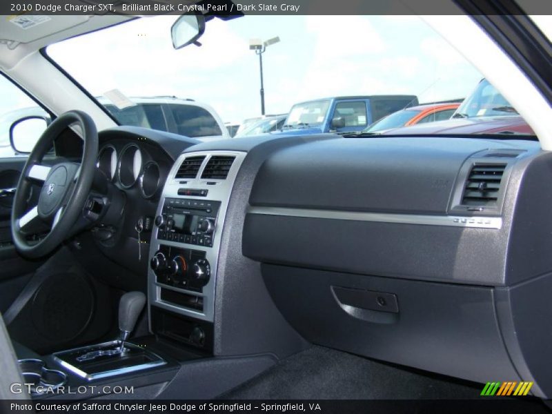 Brilliant Black Crystal Pearl / Dark Slate Gray 2010 Dodge Charger SXT