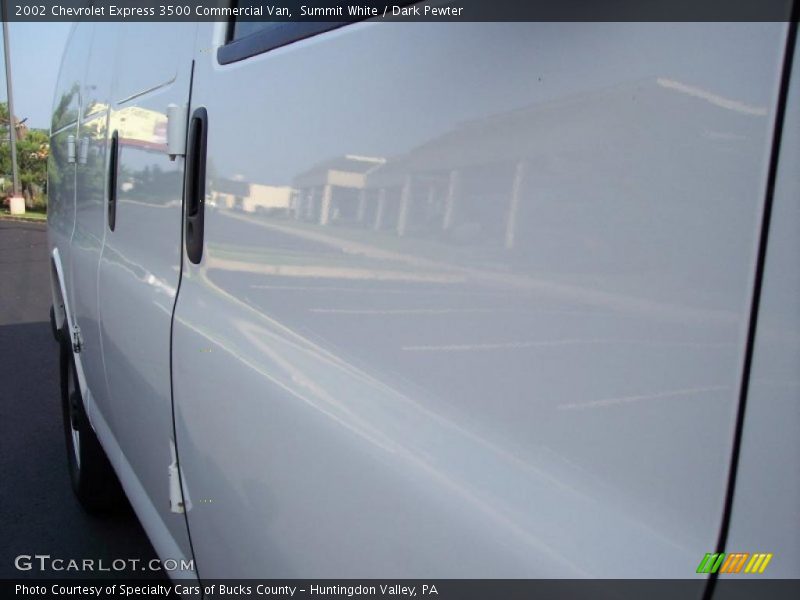 Summit White / Dark Pewter 2002 Chevrolet Express 3500 Commercial Van