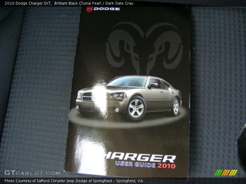 Brilliant Black Crystal Pearl / Dark Slate Gray 2010 Dodge Charger SXT