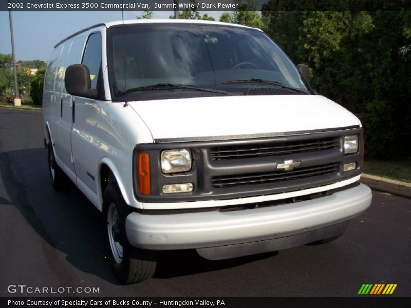 Summit White / Dark Pewter 2002 Chevrolet Express 3500 Commercial Van