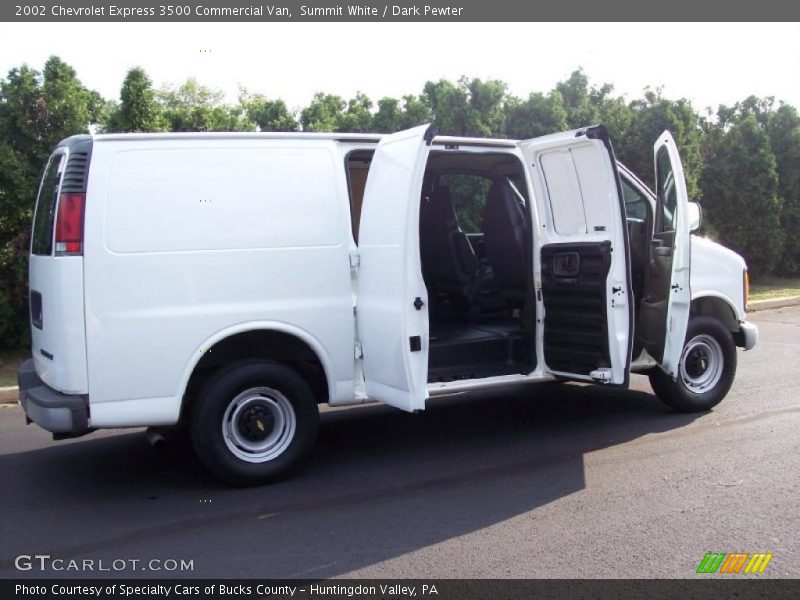 Summit White / Dark Pewter 2002 Chevrolet Express 3500 Commercial Van