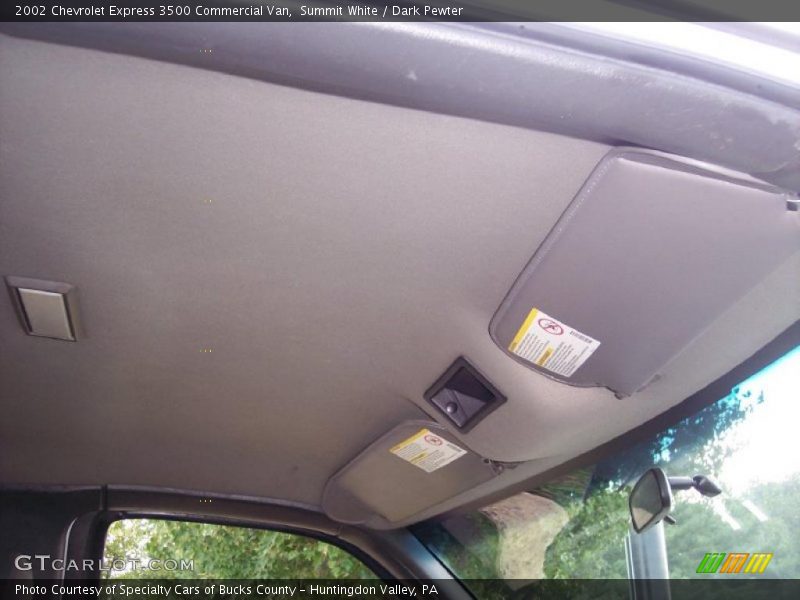 Summit White / Dark Pewter 2002 Chevrolet Express 3500 Commercial Van