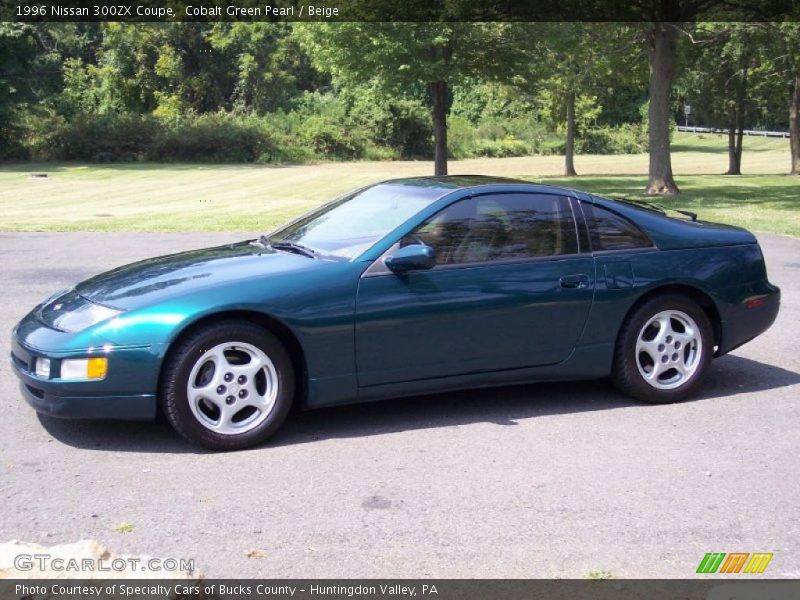 Cobalt Green Pearl / Beige 1996 Nissan 300ZX Coupe