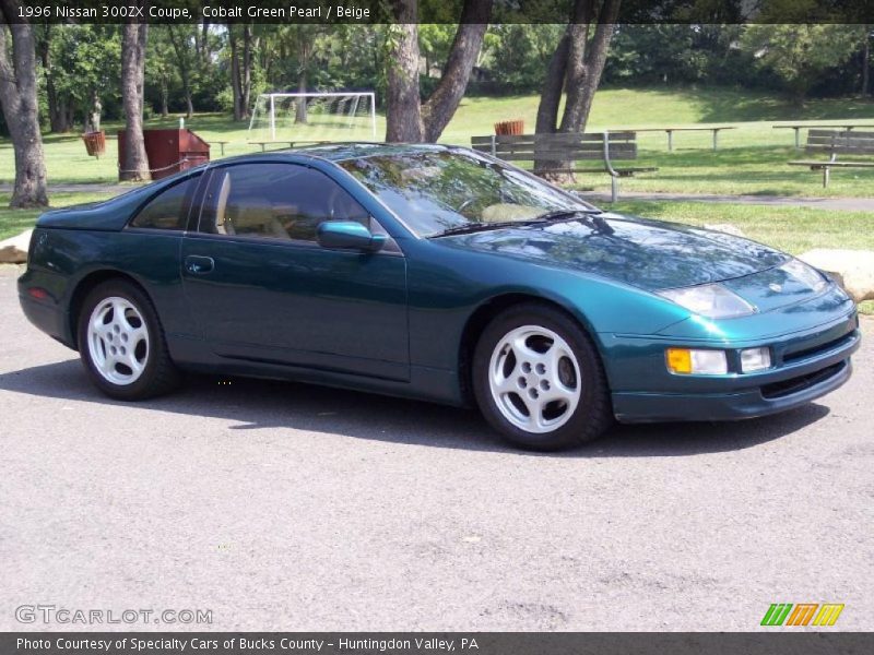 Cobalt Green Pearl / Beige 1996 Nissan 300ZX Coupe