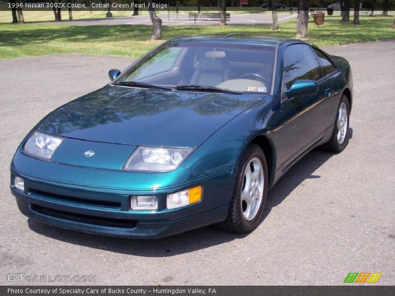 Cobalt Green Pearl / Beige 1996 Nissan 300ZX Coupe