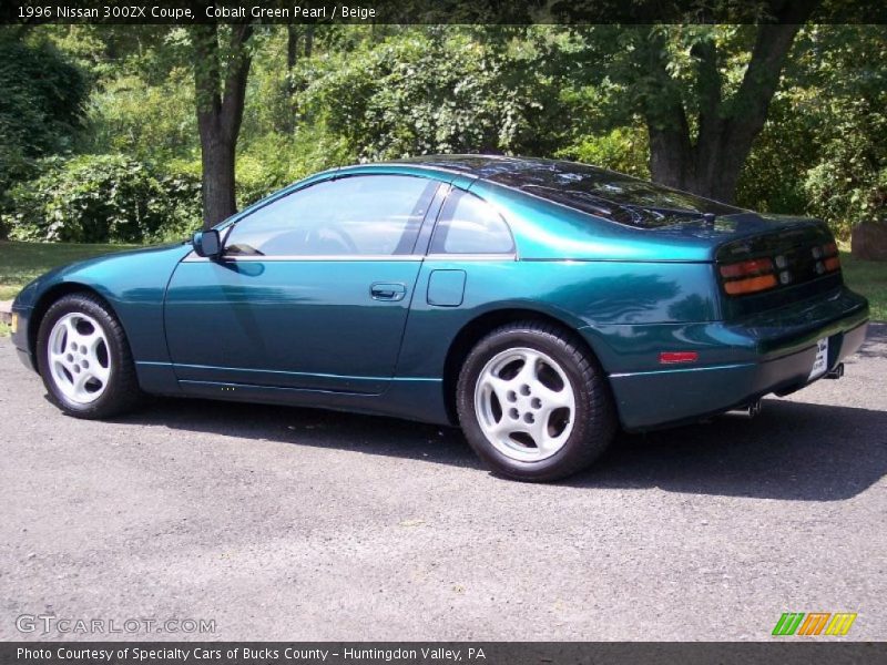 Cobalt Green Pearl / Beige 1996 Nissan 300ZX Coupe