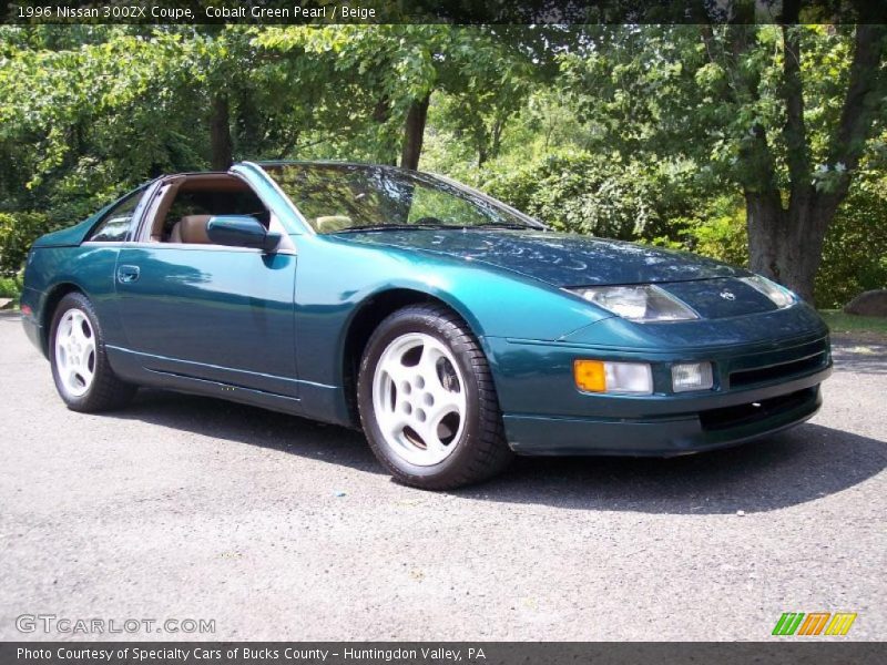 Cobalt Green Pearl / Beige 1996 Nissan 300ZX Coupe