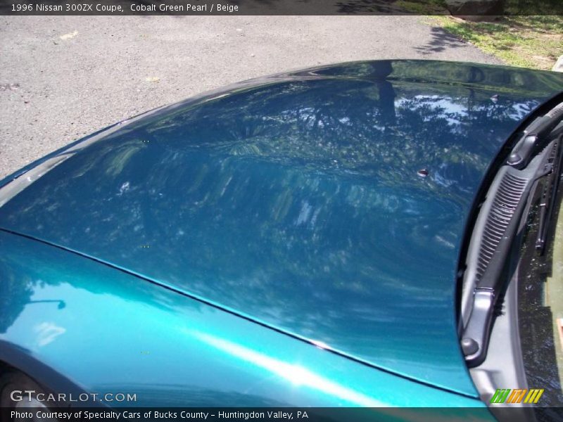 Cobalt Green Pearl / Beige 1996 Nissan 300ZX Coupe