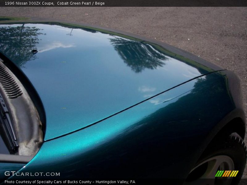 Cobalt Green Pearl / Beige 1996 Nissan 300ZX Coupe