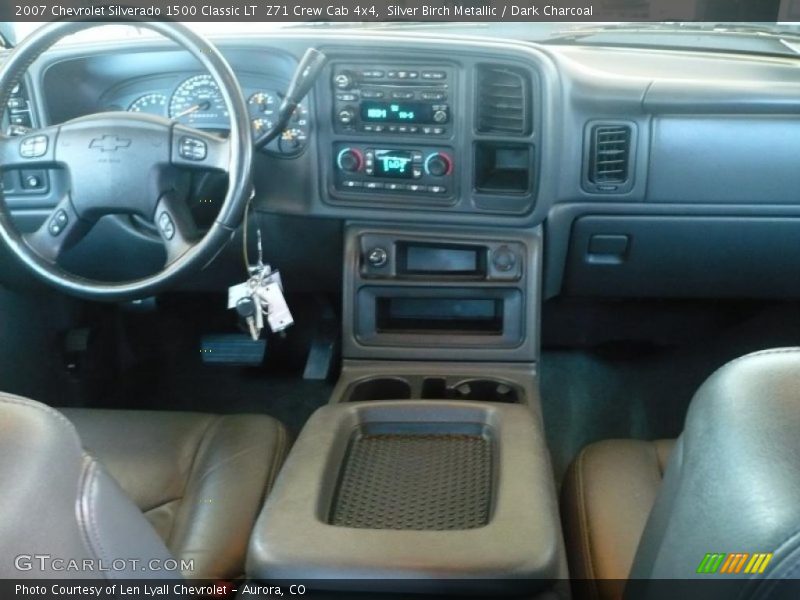 Silver Birch Metallic / Dark Charcoal 2007 Chevrolet Silverado 1500 Classic LT  Z71 Crew Cab 4x4