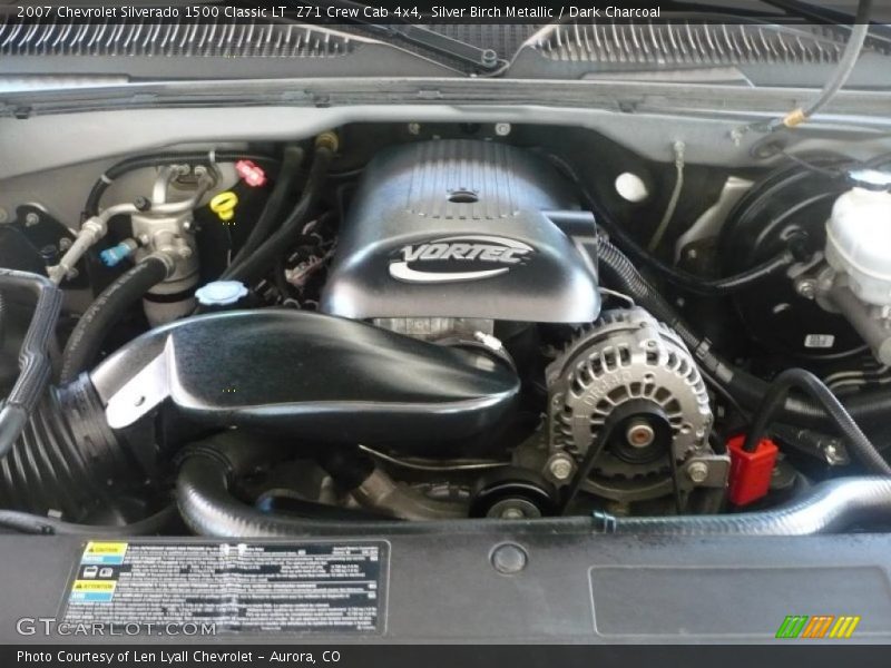 Silver Birch Metallic / Dark Charcoal 2007 Chevrolet Silverado 1500 Classic LT  Z71 Crew Cab 4x4
