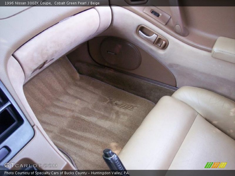 Cobalt Green Pearl / Beige 1996 Nissan 300ZX Coupe