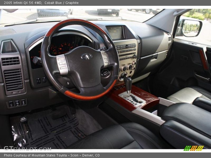 Cobalt Blue / Graphite 2005 Infiniti QX 56 4WD