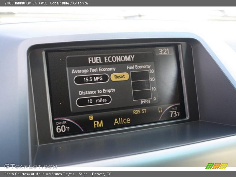 Cobalt Blue / Graphite 2005 Infiniti QX 56 4WD