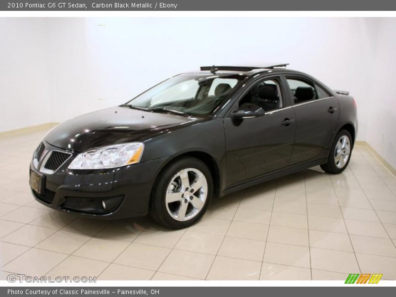 Carbon Black Metallic / Ebony 2010 Pontiac G6 GT Sedan