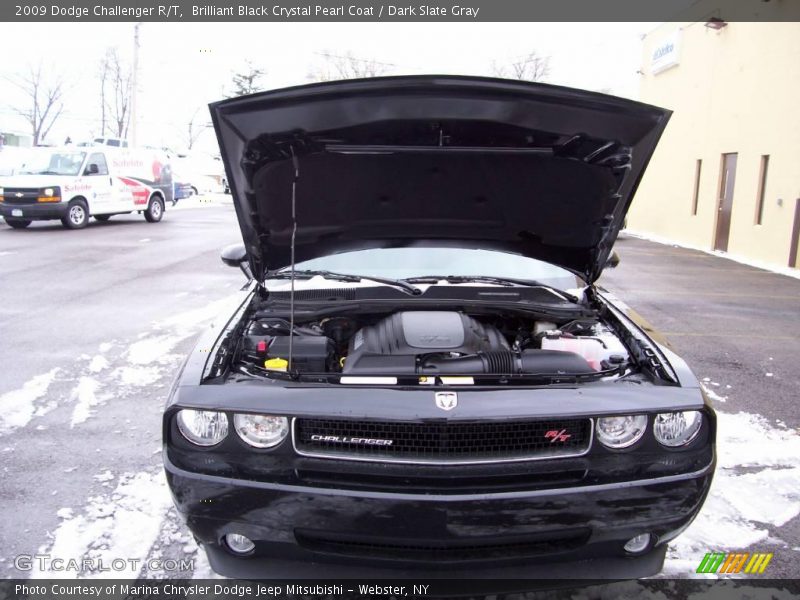 Brilliant Black Crystal Pearl Coat / Dark Slate Gray 2009 Dodge Challenger R/T