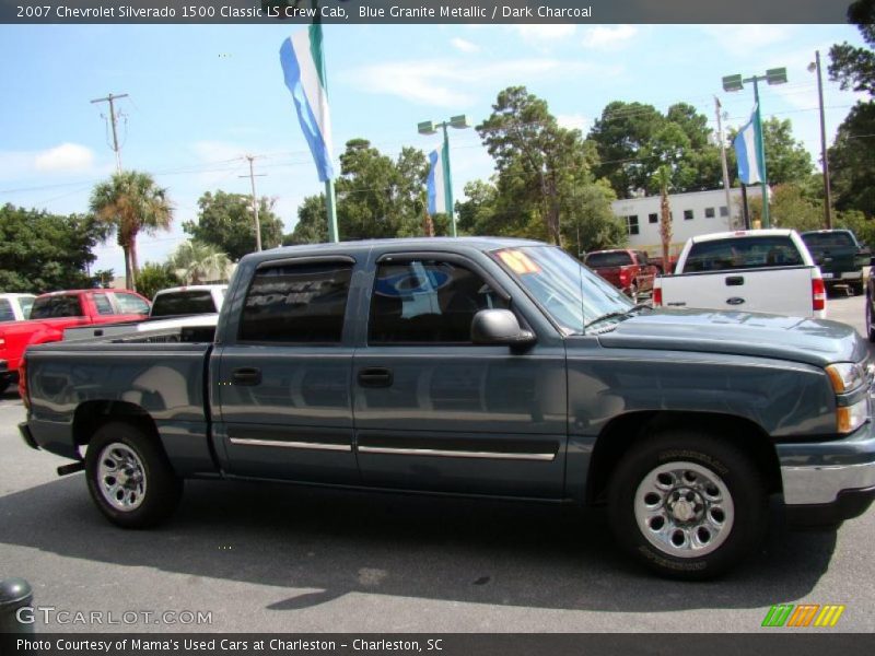 Blue Granite Metallic / Dark Charcoal 2007 Chevrolet Silverado 1500 Classic LS Crew Cab