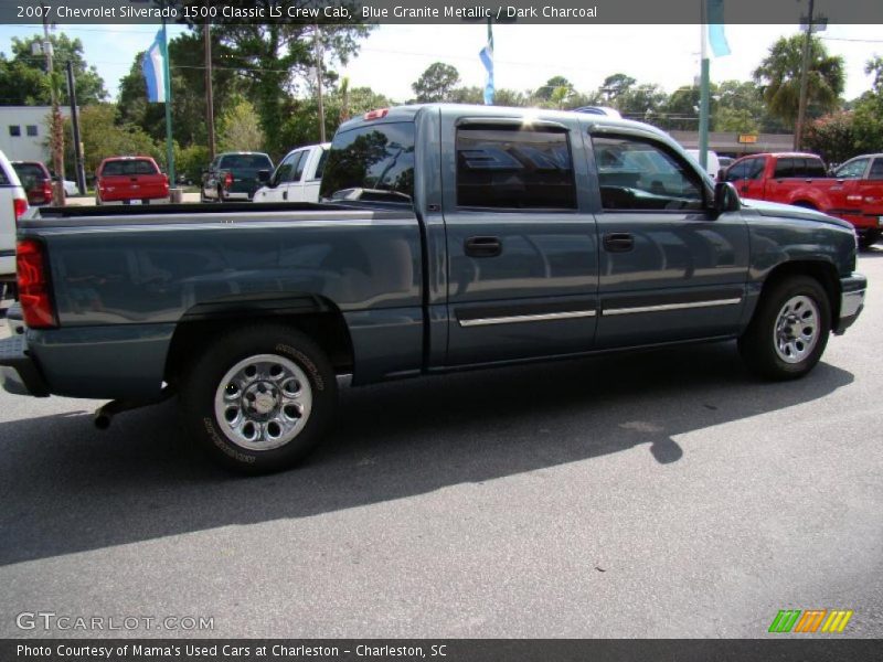 Blue Granite Metallic / Dark Charcoal 2007 Chevrolet Silverado 1500 Classic LS Crew Cab