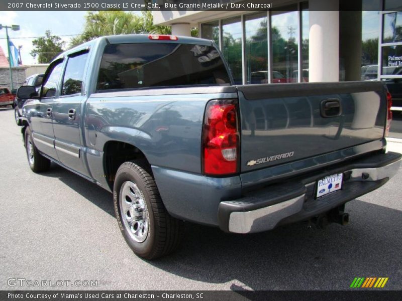 Blue Granite Metallic / Dark Charcoal 2007 Chevrolet Silverado 1500 Classic LS Crew Cab