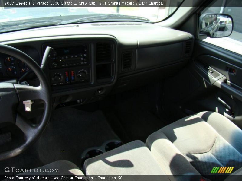 Blue Granite Metallic / Dark Charcoal 2007 Chevrolet Silverado 1500 Classic LS Crew Cab