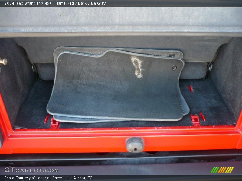 Flame Red / Dark Slate Gray 2004 Jeep Wrangler X 4x4